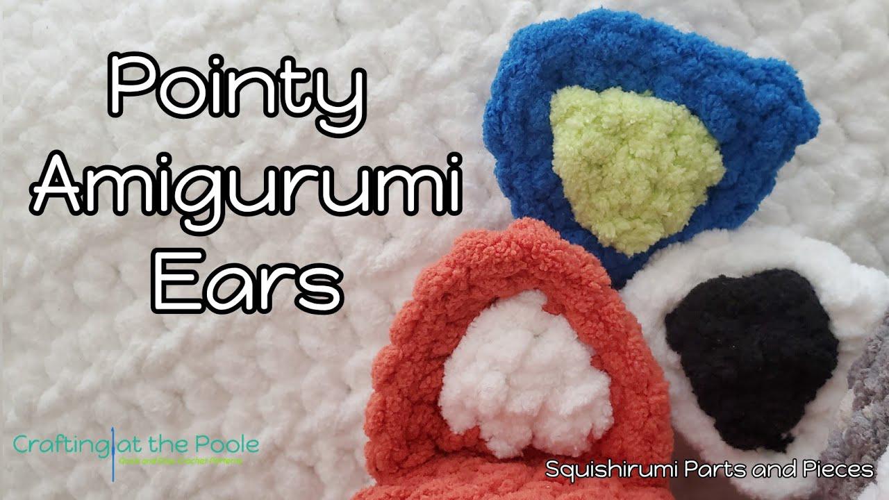 'Video thumbnail for Pointy Amigurumi Ears Tutorial | Squishirumi Parts + Pieces'