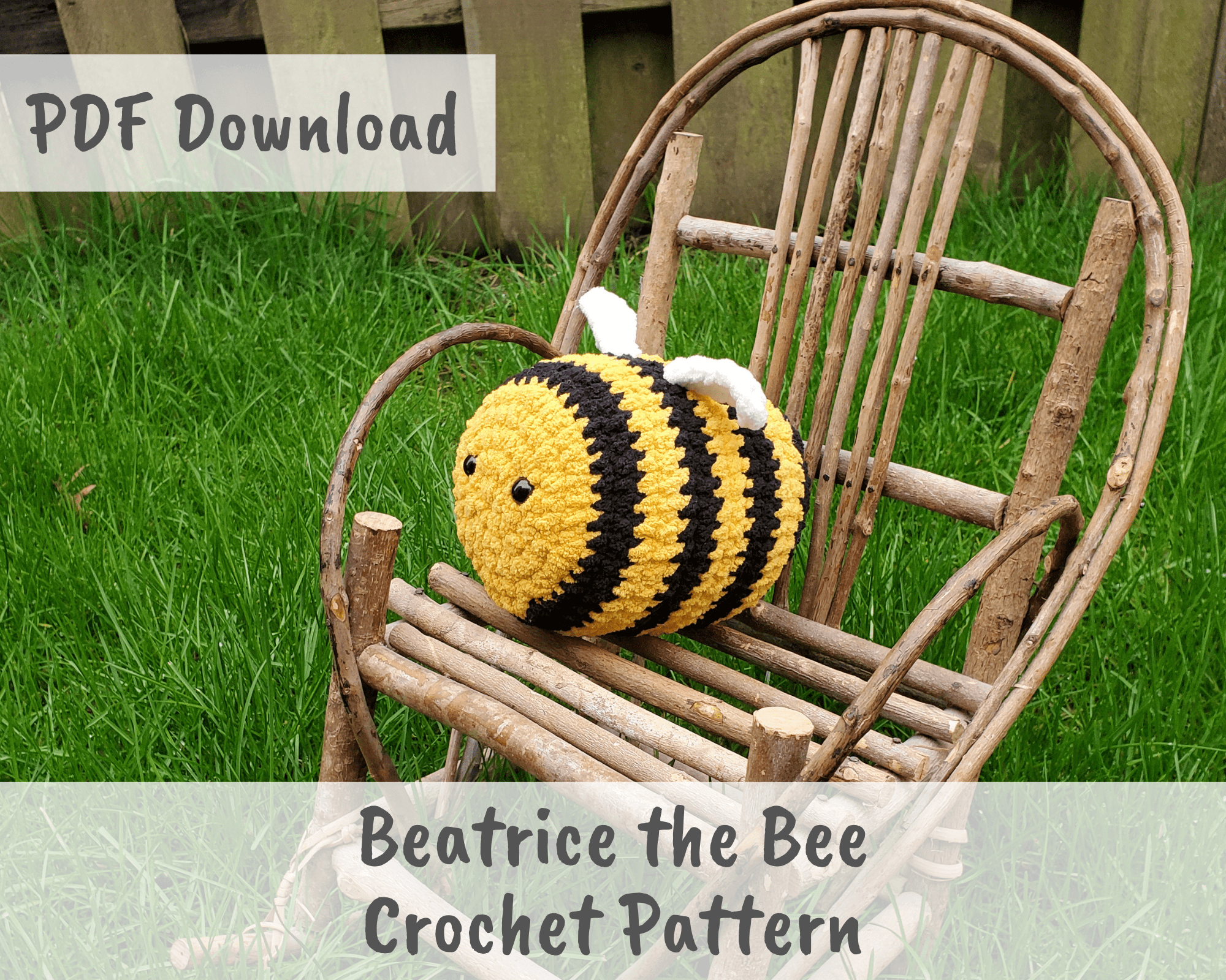 Beatrice the Bee Amigurumi Crochet Pattern Crafting at the Poole